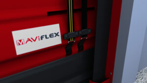 Security system with liftings straps and SECURISANGLE security