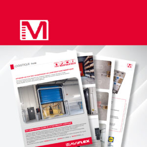 Portes industrielles rapides logistique froid