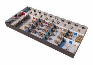 Process logistique et chambre froide